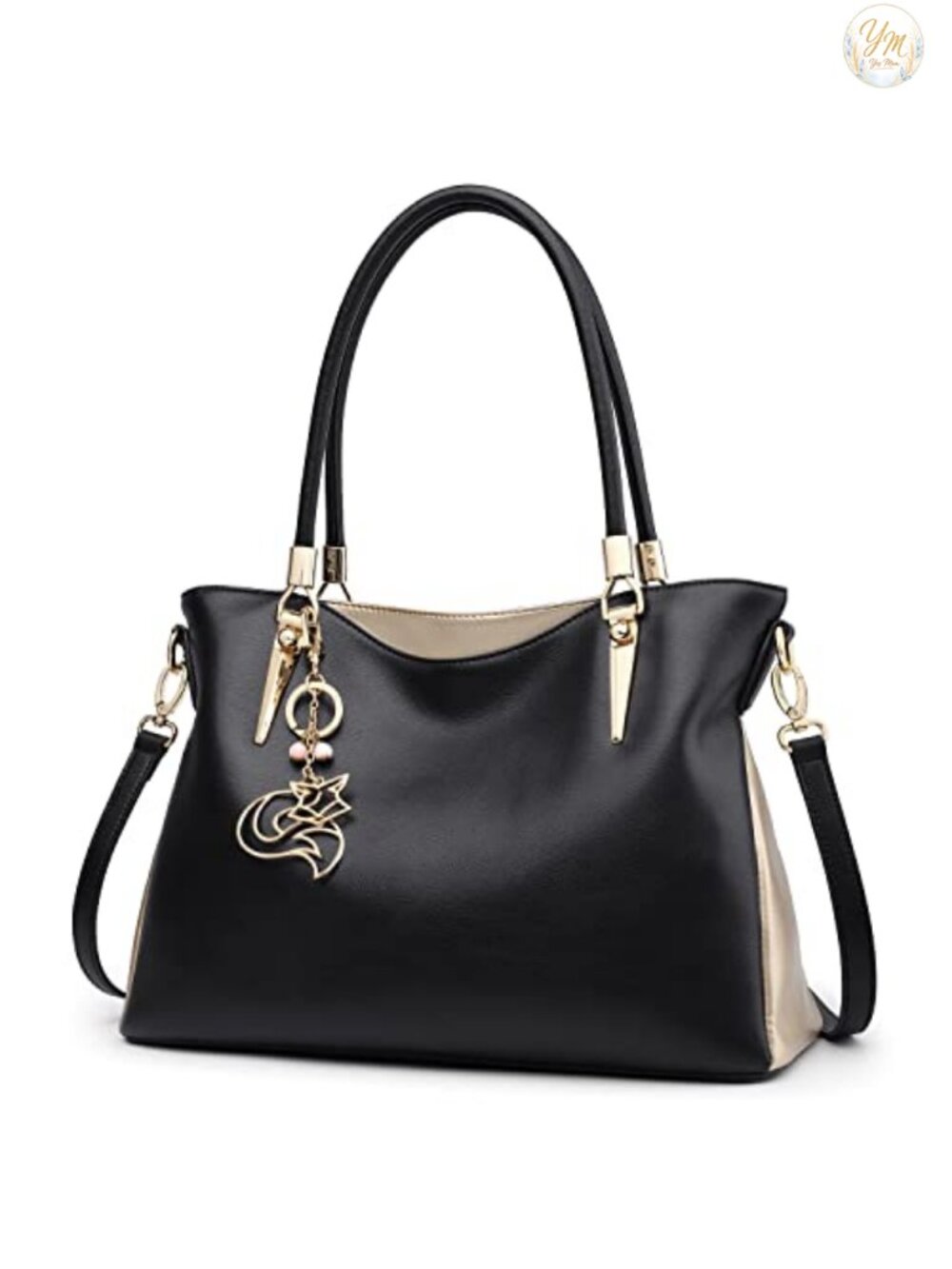 Genuine Leather Tote Handbag with Top Handle Satchel Work Bag